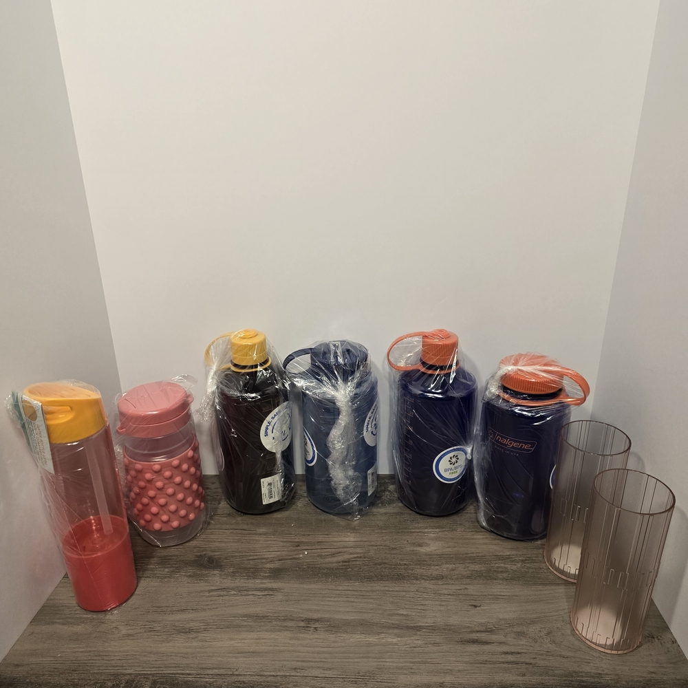 Colorful Water Bottles Set